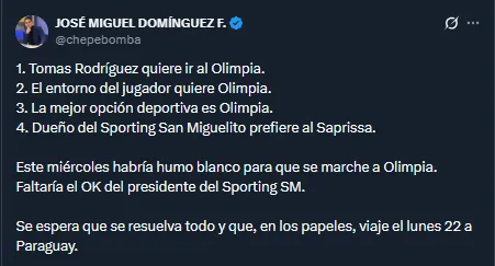 José Miguel Domínguez - X