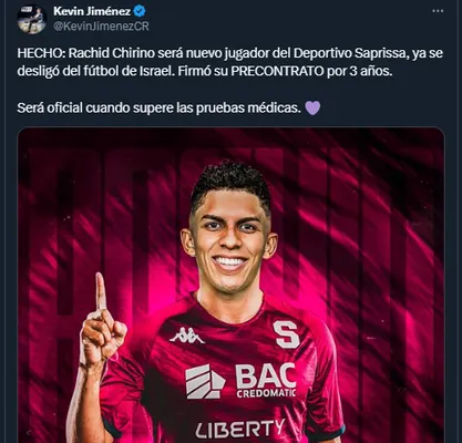 Kevin Jiménez a través de su cuenta de X.