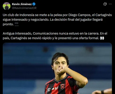 Diego Campos es buscado por varios clubes. (