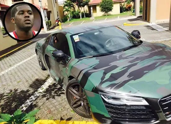 El exótico Audi R8 de Joel Campbell. (