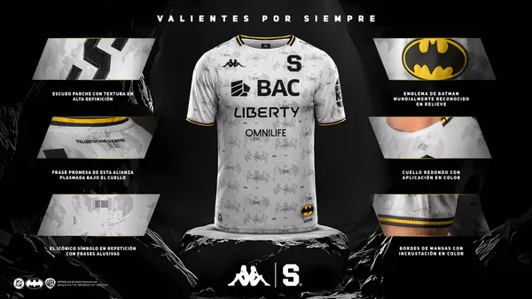 Increíble diseño de Saprissa en alianza con Warnerr Bros. (