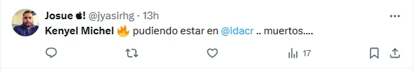 Algunos se enojaron por la salida de Michel.