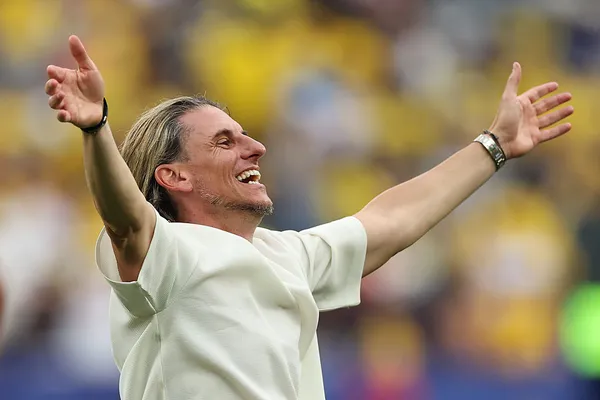 Hasta derrotar a Alemania, Sebastian Beccacece venía siendo muy criticado por los fanáticos ecuatorianos (Getty Images).