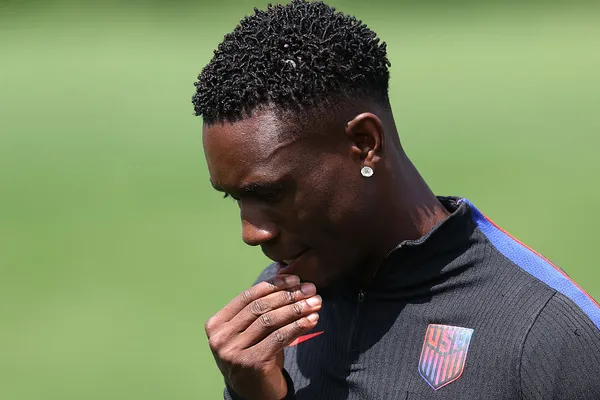 Balogun fue expulsado en 16vos, pero aun así jugará los 8vos de final (Getty Images).
