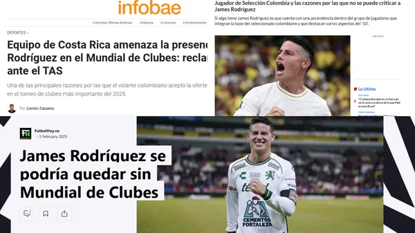 Los medios colombianos se hicieron eco de la noticia.