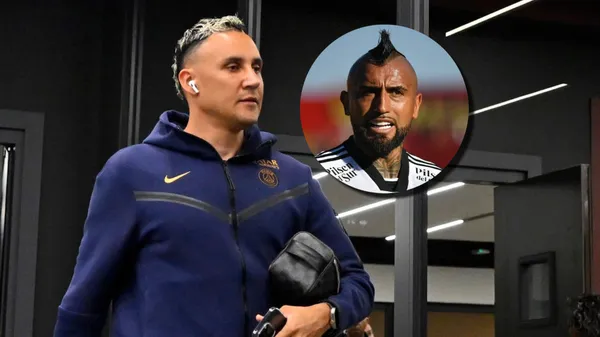 Keylor Navas no recibe el visto bueno de Arturo Vidal.