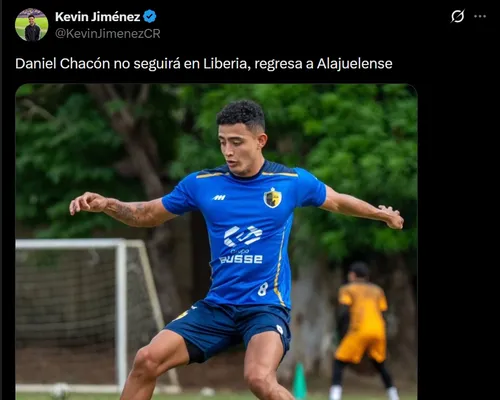 Kevin Jiménez confirmó el regreso de Daniel Chacón. (
