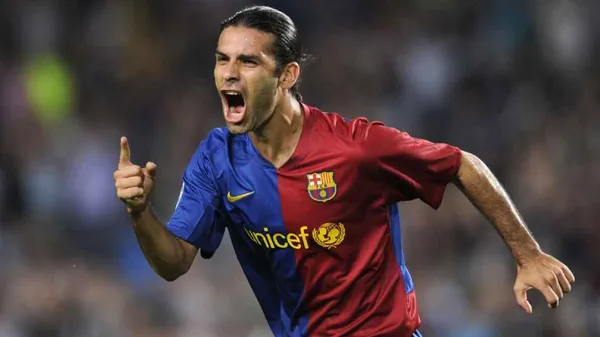 Rafa Márquez con el FC Barcelona. (