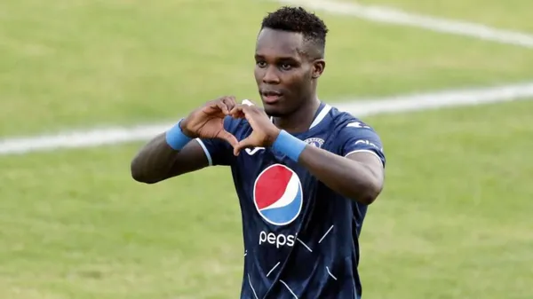 Rubilio Castillo durante su última etapa en Motagua (