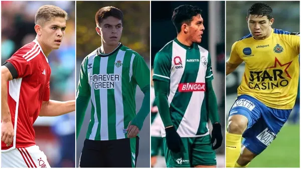 Los 4 jugadores que se fueron de Alajuelense a Europa.