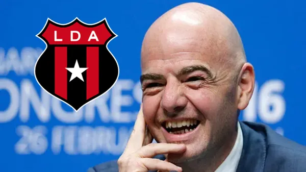 Infantino juega su papel en esta historia de Alajuelense y el Mundial de Clubes. (Getty Images)