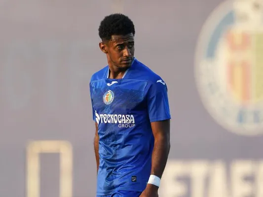 Anthony Lozano con el Getafe 
