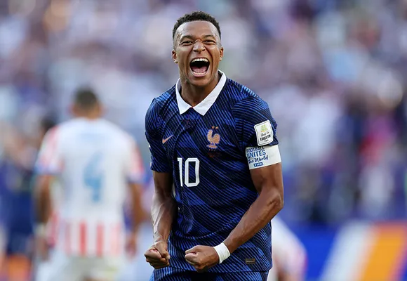 Kylian Mbappe es el favorito de la IA para llevarse la Bota de Oro (Getty Images).
