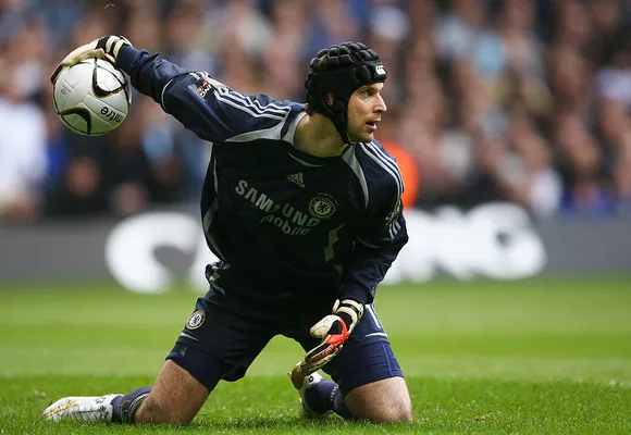 El casco de Petr Čech se convirtió en un ícono reconocible a nivel mundial (Getty Images).