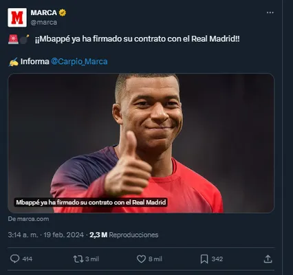 Mbappé ya habría firmado con Real Madrid