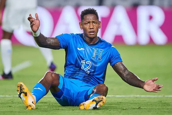 Romell Quioto con la Selección de Honduras
