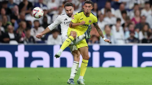 El momento exacto en el que Dani Caravajal se rompió la rodilla. (Getty Images)