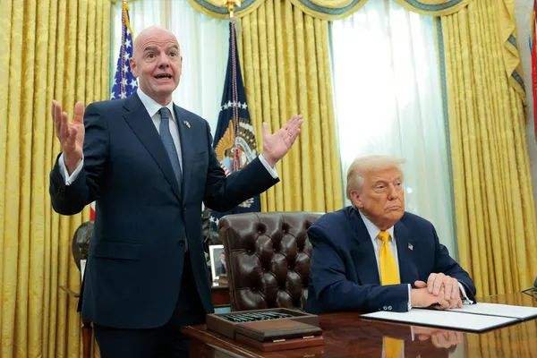 Infantino no es ajeno a la influencia de uno de los hombres más poderosos del mundo (Getty Images).