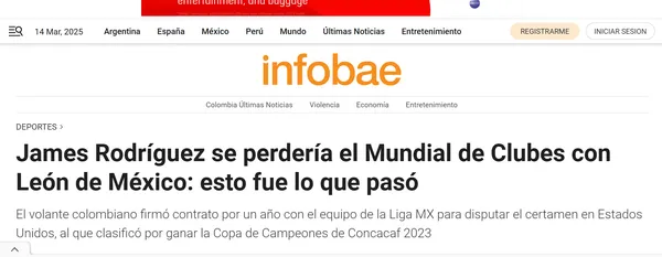 La noticia está dando la vuelta al mundo (Infobae).