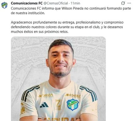 El último en salir, de momento, es Wison Pineda. Su salida responde a la de otro carrilero derecho, Diego Santis. (