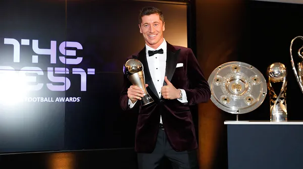 Robert Lewandowski, el último ganador del premio The Best a mejor futbolista masculino (
