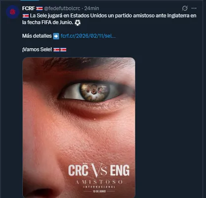 FCRF en su cuenta oficial de X