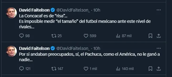 David Faitelson en redes sociales 