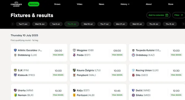 UEFA ha confirmado que el equipo de Alenis Vargas, SJK Seinajoki, juega este jueves por la Conference League.
