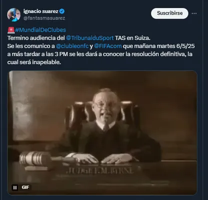 El periodista Ignacio Suárez a través de su cuenta oficial en X