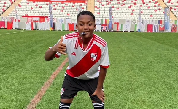 Estevis López ya fue campeón en River Plate. (