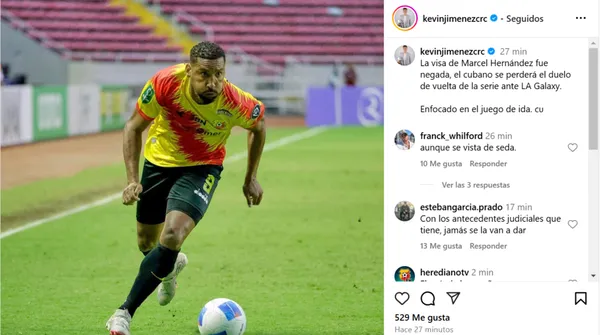 Marcel Hernández no estará en la vuelta ante los Galaxy.