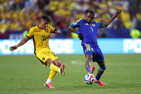 Ecuador jugó un partido desesperante (Getty Images).