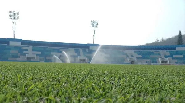 Así luce la grama de Estadio Nacional luego de su segundo corte (
