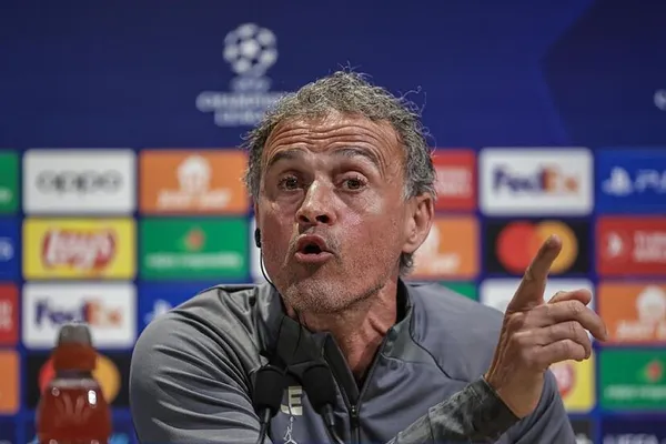 Luis Enrique con PSG