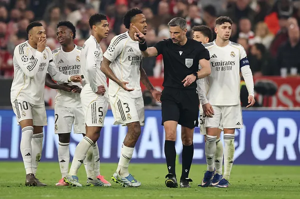 Slavko Vincic impartió justicia en la final de la Champions 2024 (Getty Images).
