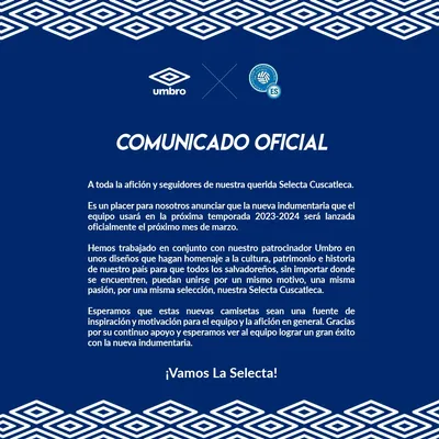 El comunicado de Fesfut sobre la nueva indumentaria para la temporada 2023-24 (