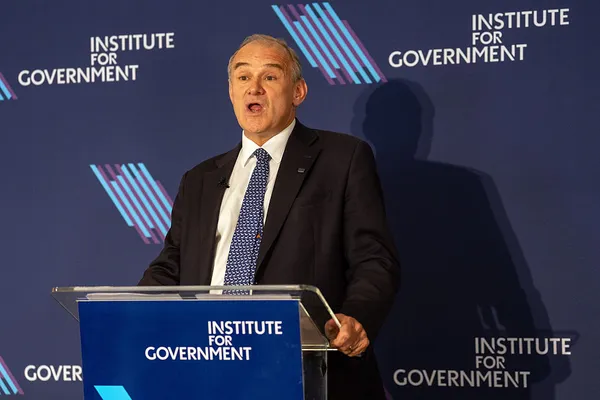 Ed Davey despotricó contra la conducción de Gianni Infantino al frente de la FIFA (Getty Images).