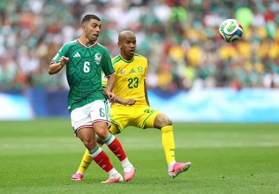 Adams, en acción ante México en el Mundial 2026, hace días. (Getty Images)