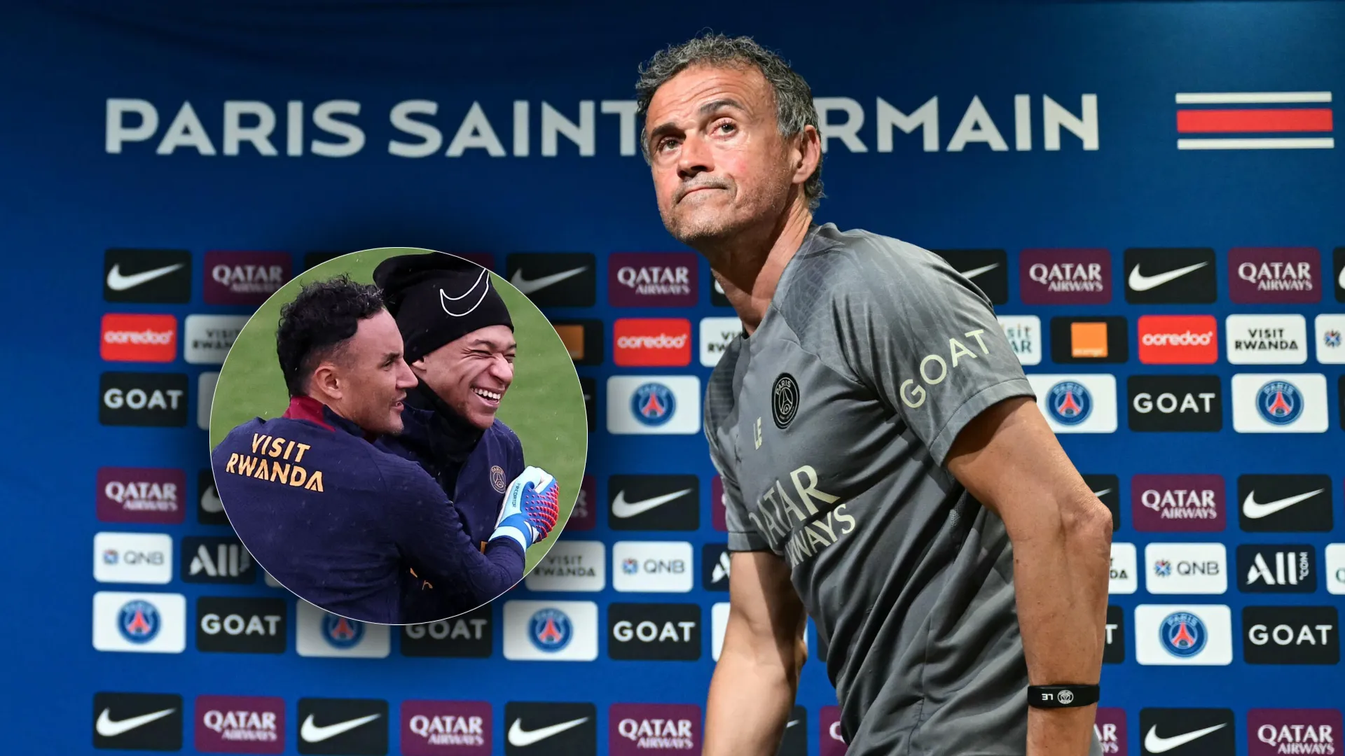 Luis Enrique: su contundente mensaje sobre el PSG sin Keylor Navas y Mbappé