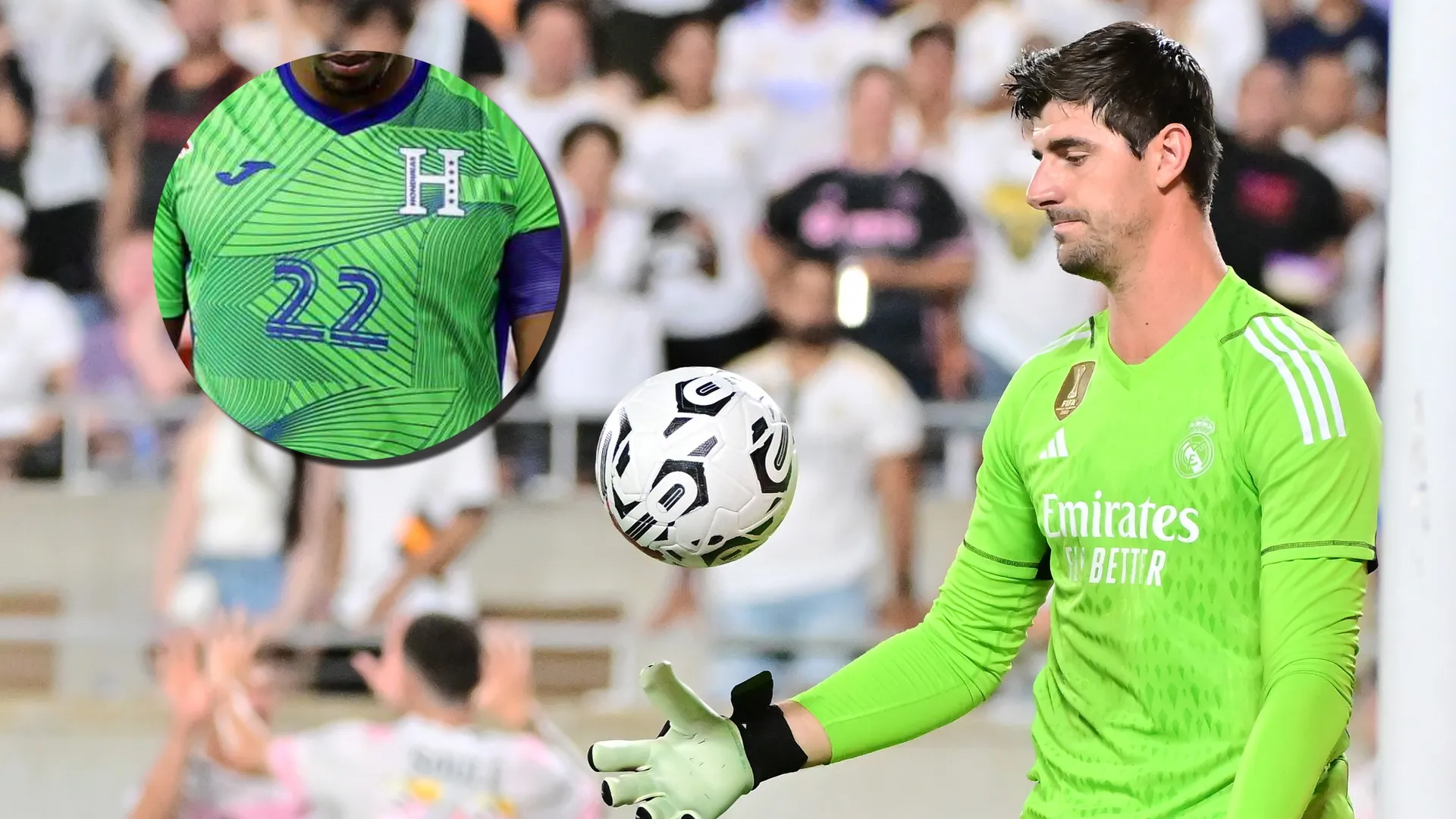 Amigo de Thibaut Courtois propone a un hondureño como su reemplazo en Real Madrid