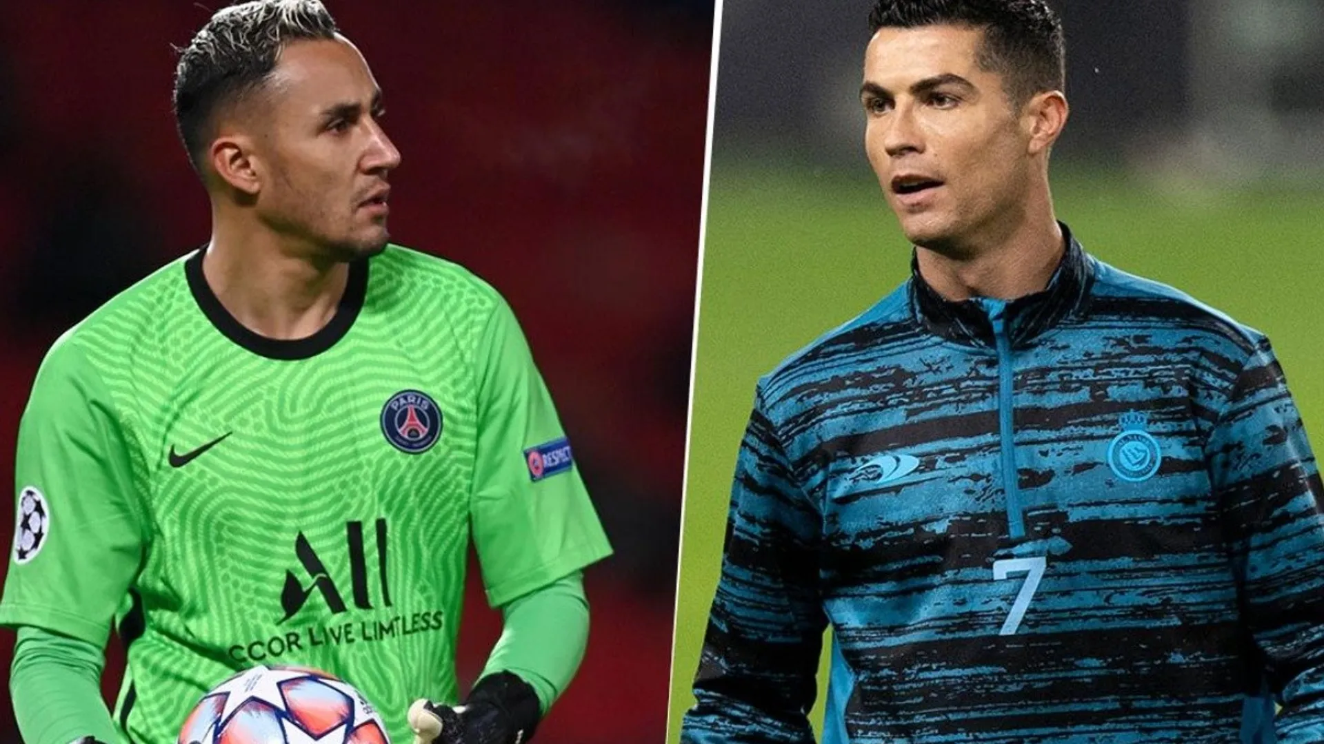 El sobrio saludo de Cristiano Ronaldo a Keylor Navas en PSG vs. Riyadh Season (VIDEO)