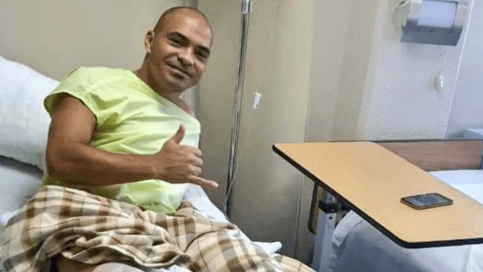 Janderson Pereira, a cuarentena luego de su operación