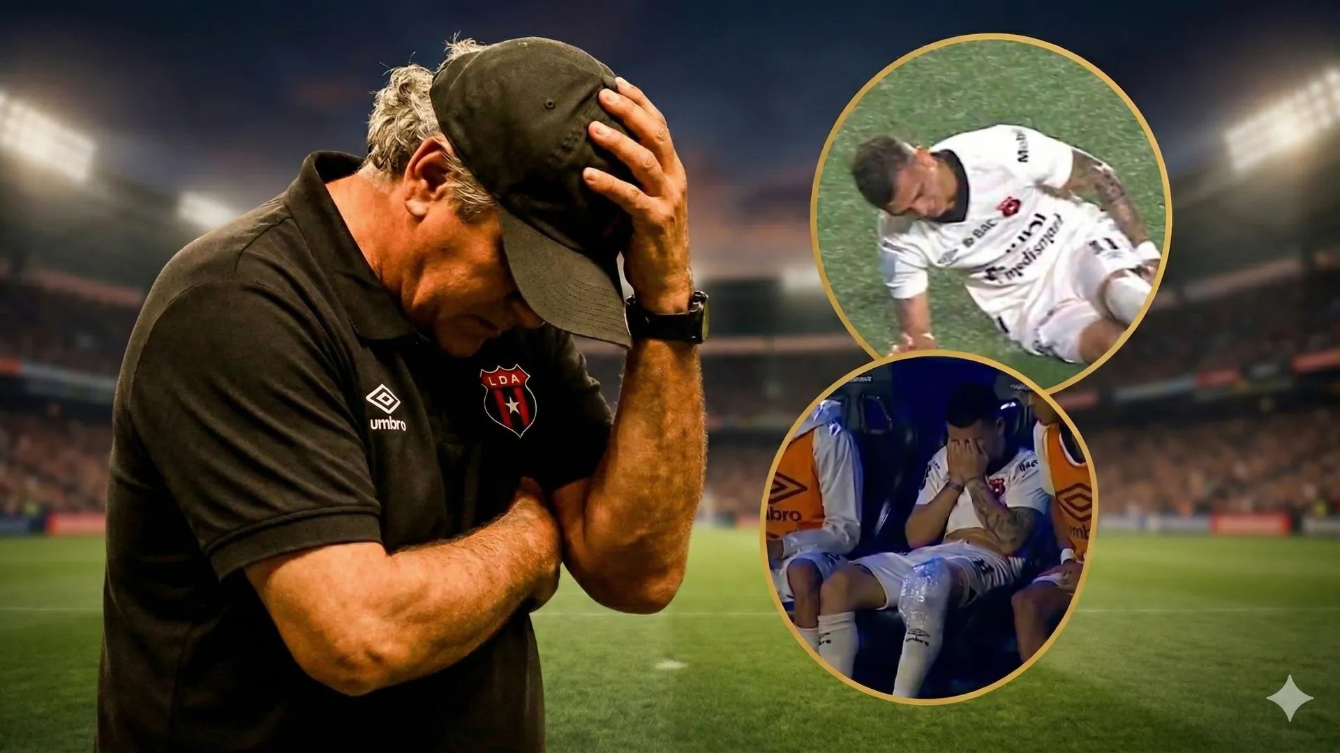 Machillo Ramírez en shock: así fueron las dos lesiones que complican a Alajuelense para el debut en Concachampions