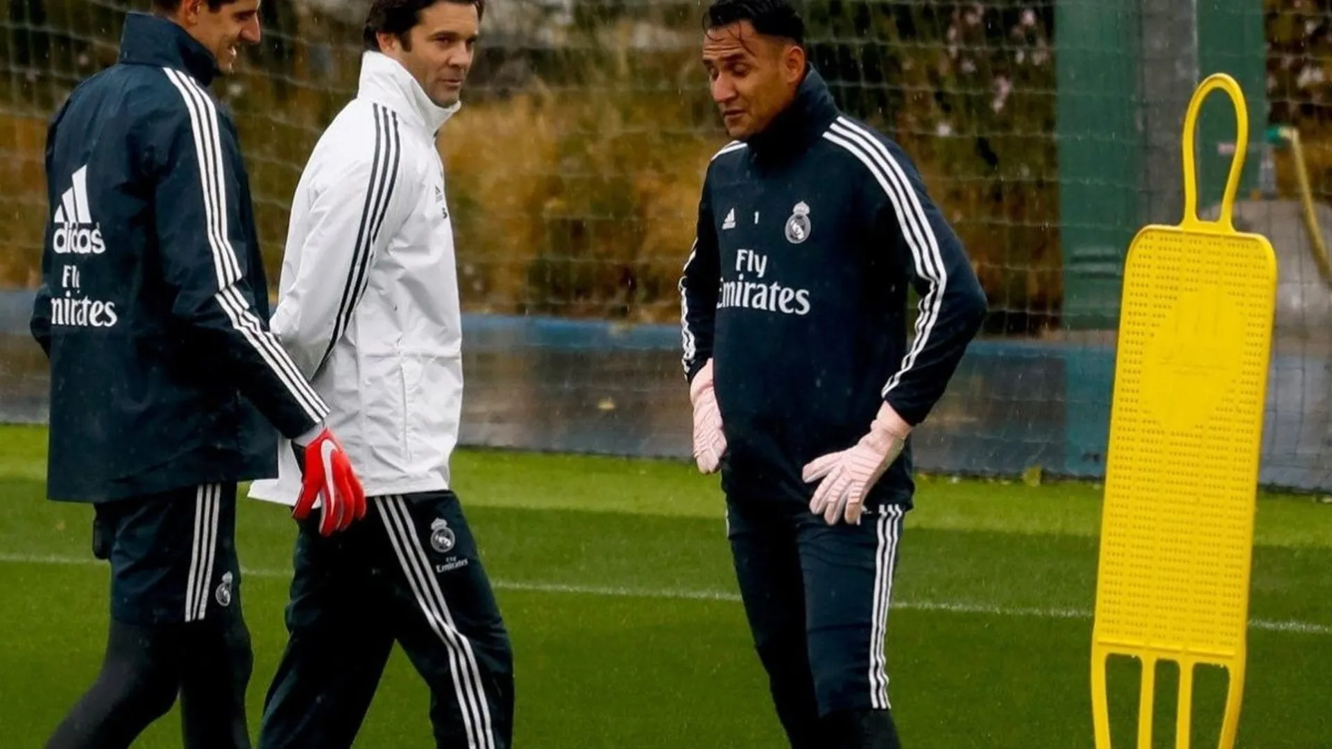 Solari respondió a incógnita de rotación con Keylor y Courtois
