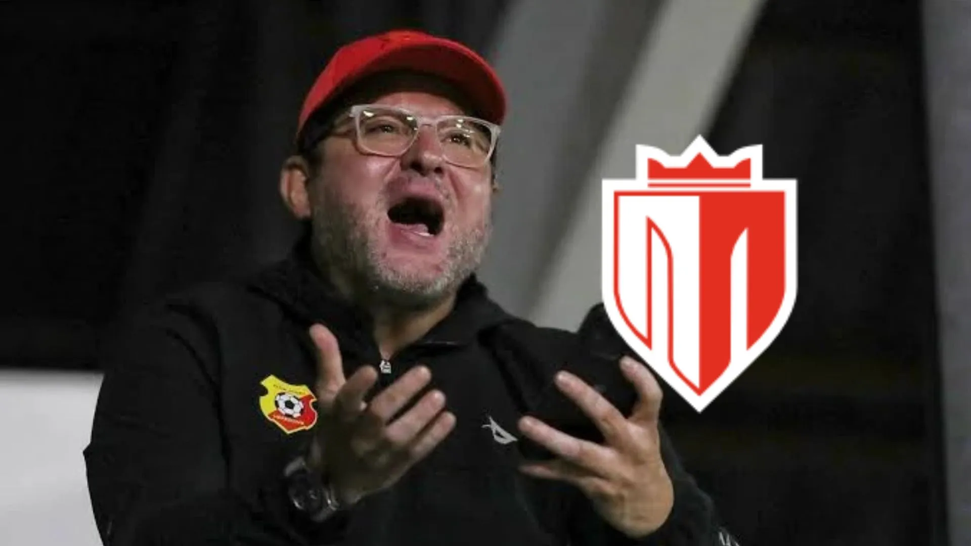 Jafet Soto enfadado.