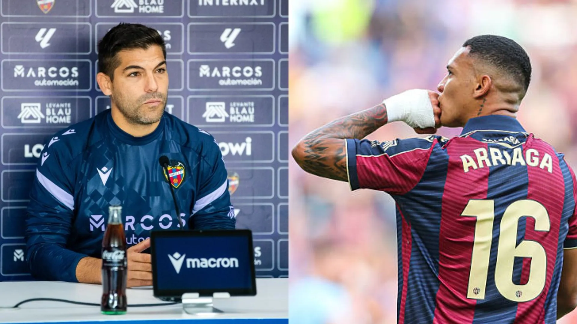 Nuevo DT del Levante da giro inesperado con Kervin Arriaga y esta es la decisión que medita tomar en la Liga Española