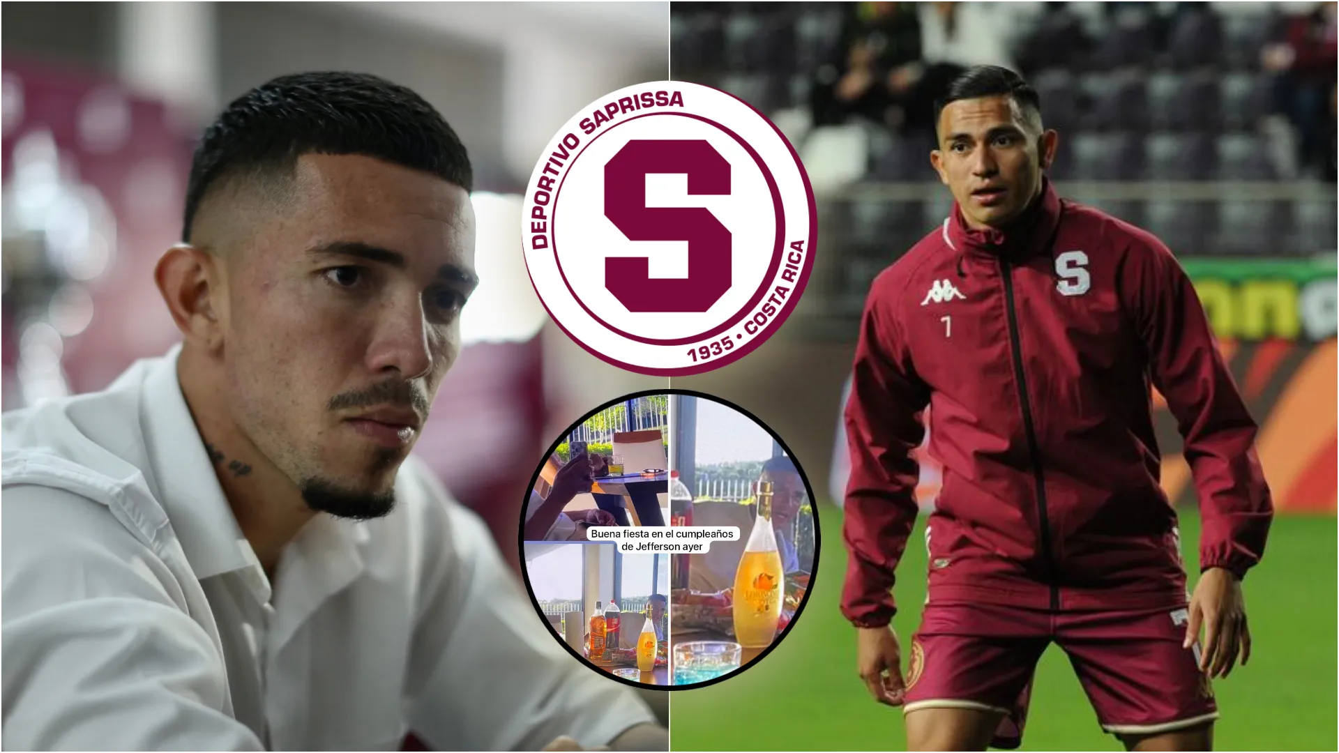 Firme postura de Saprissa: esto pasará con Jefferson Brenes y Bancy Hernández tras filtrarse fotos suyas con botellas de licor