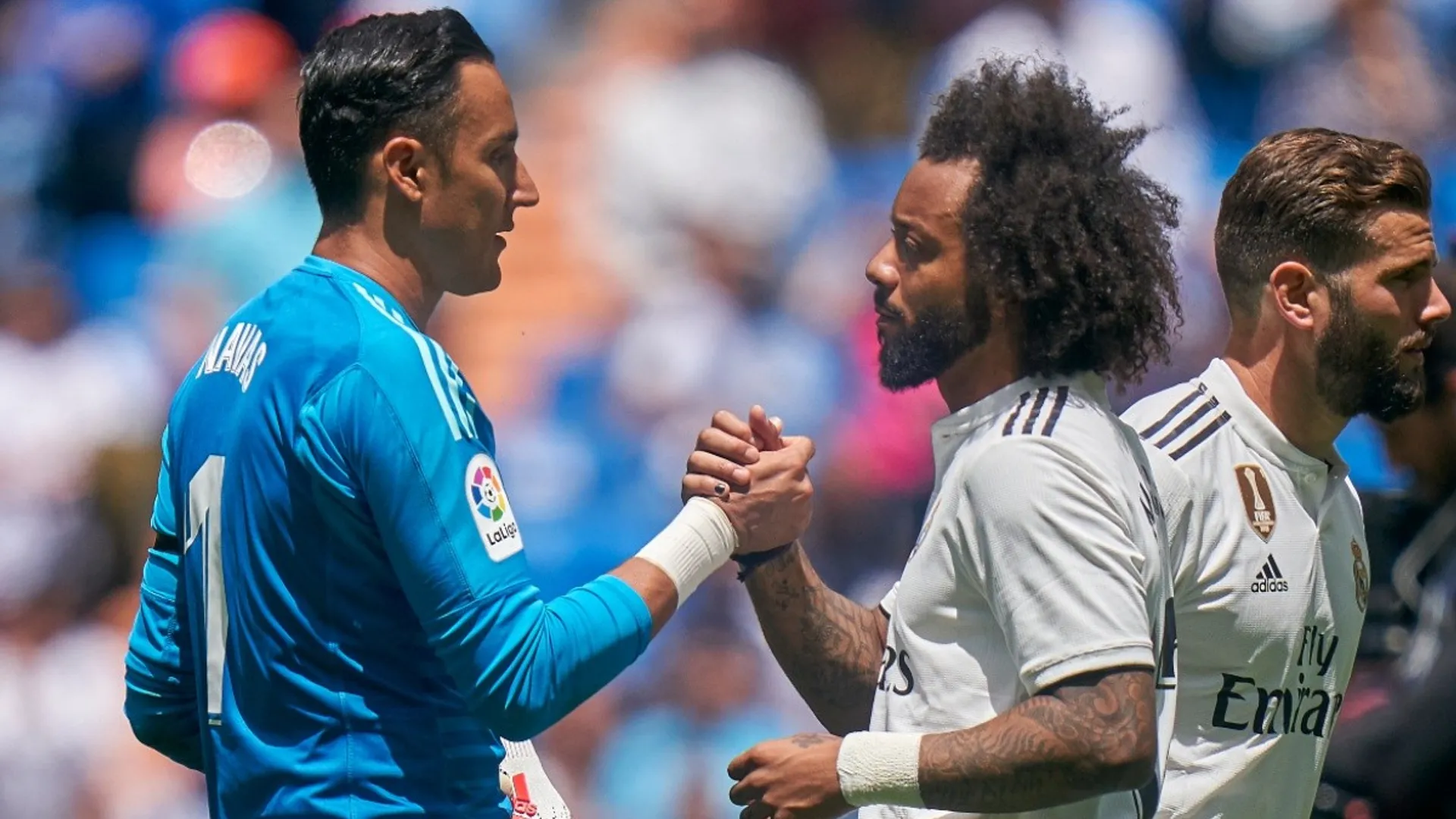 Marcelo conmueve al madridismo con su despedida a Keylor Navas
