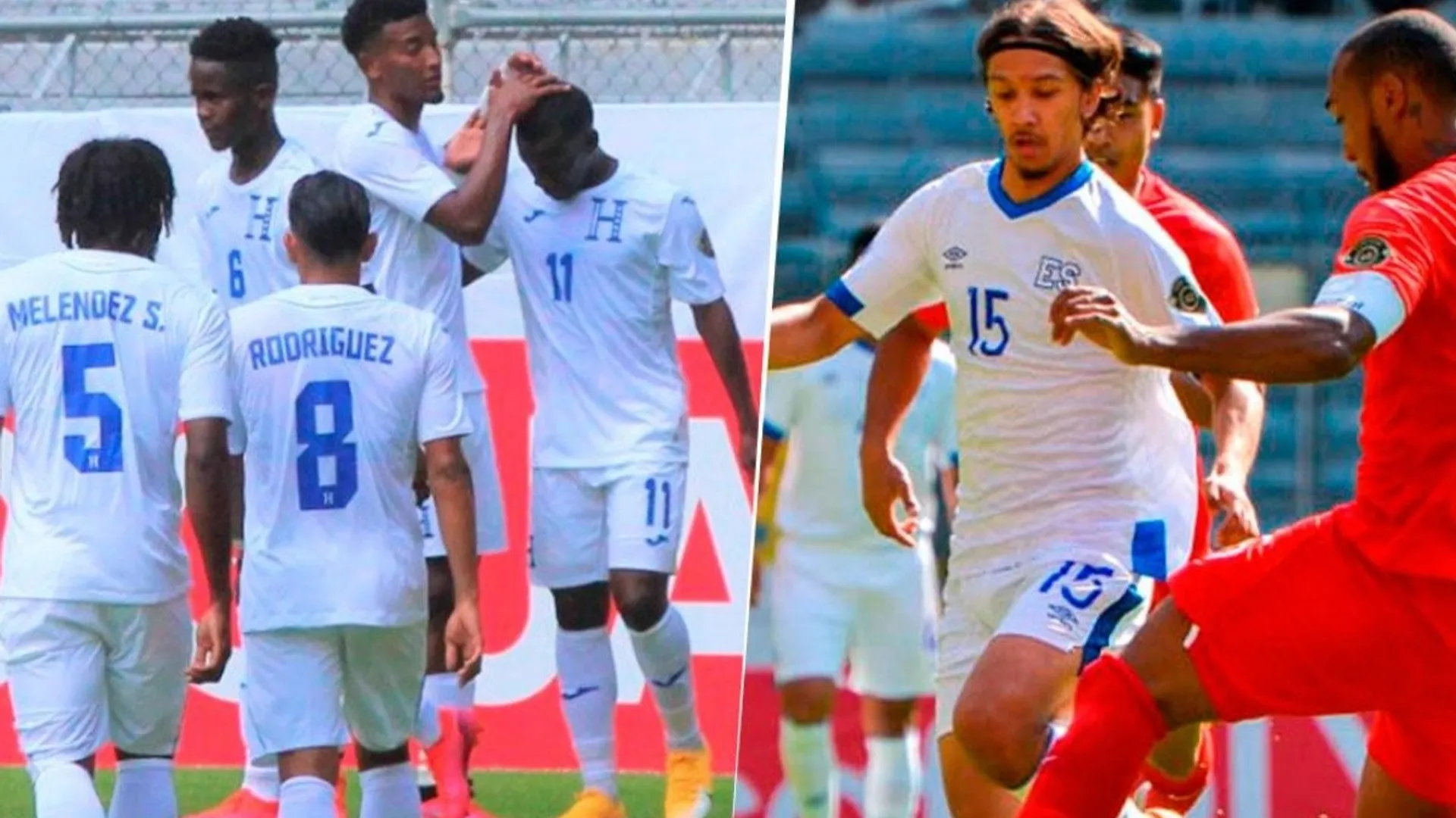 Preolímpico de Concacaf: las alineaciones de Honduras y El Salvador