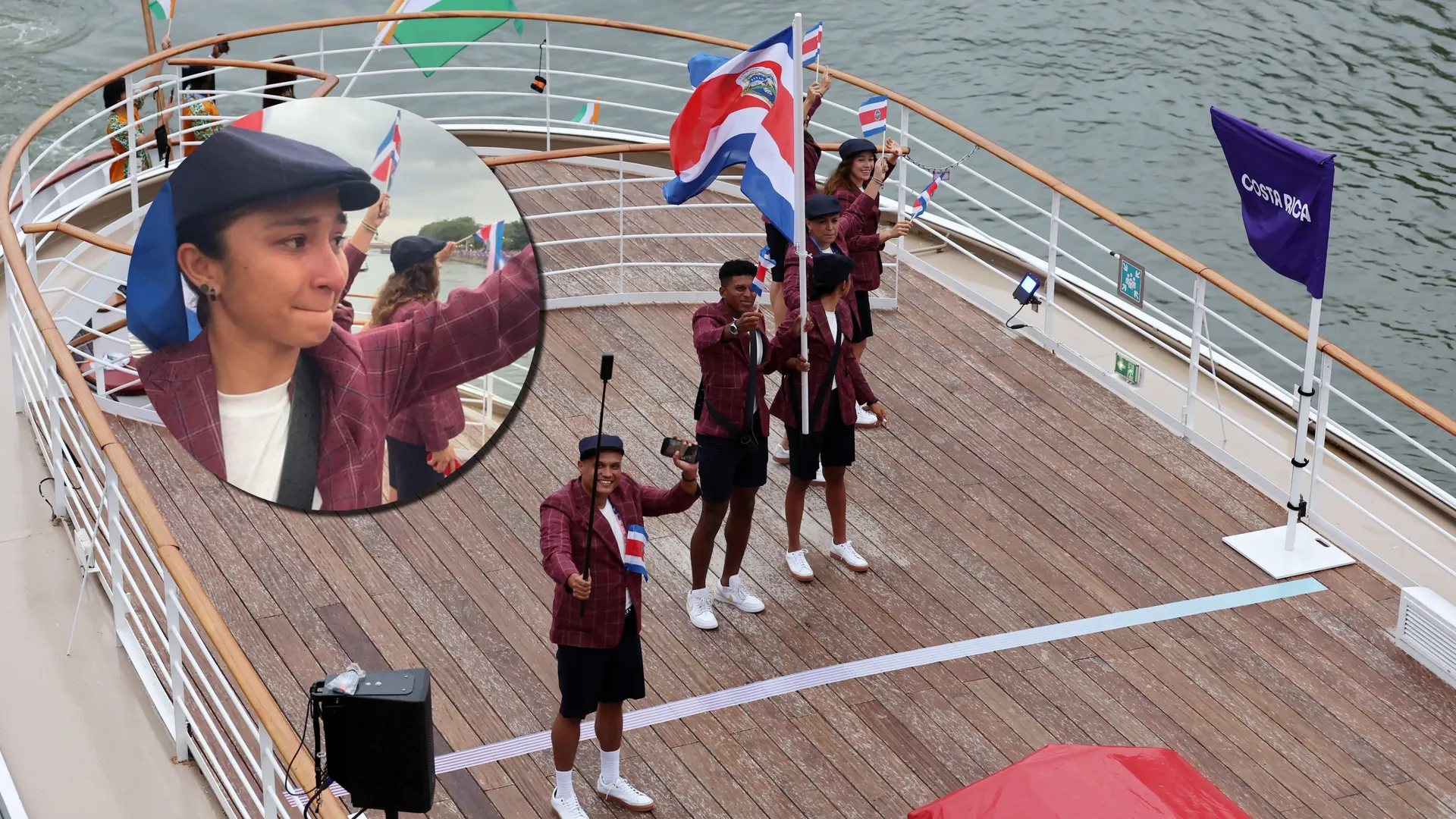 Costa Rica dijo presente en la inauguración de los JJOO.